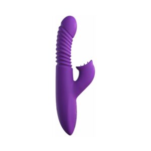 Alternative view of Fantasy For Her Rechargeable Silicone Ultimate Thrusting Clit Stimulate-Her Purple
