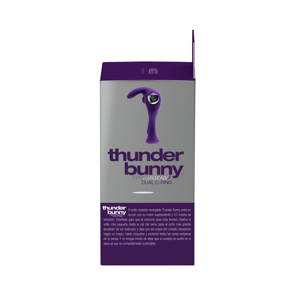 VeDo Thunder Bunny Rechargeable Dual C Ring Purple - Image 7