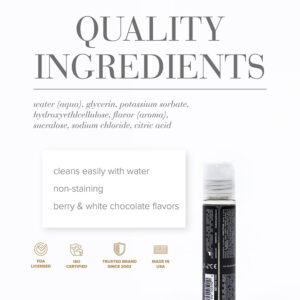Alternative view of JO Gelato White Chocolate Rasberry Truffle Water-Based Lubricant 1 oz.