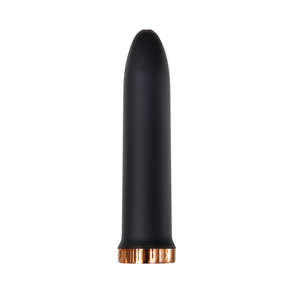 Evolved Four Play Rechargeable Silicone Bullet Vibrator and 3-Piece Sleeve Set Black - Image 8
