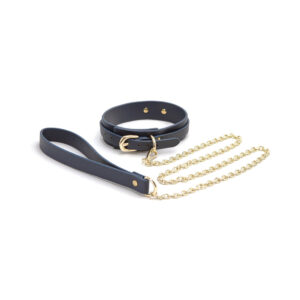 Alternative view of Bondage Couture Collar & Leash Blue