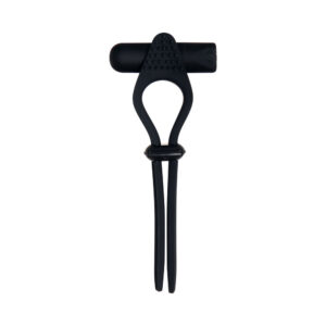 Alternative view of Zero Tolerance Black Tie Affair Rechargeable Silicone Cock Tie Cockring Black