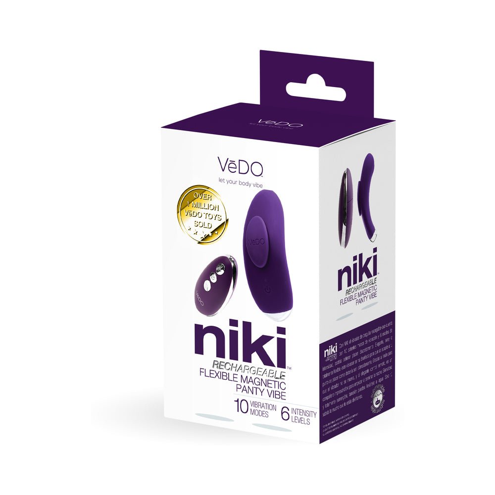 VeDO Niki Rechargeable Panty Vibe Deep Purple - Image 5