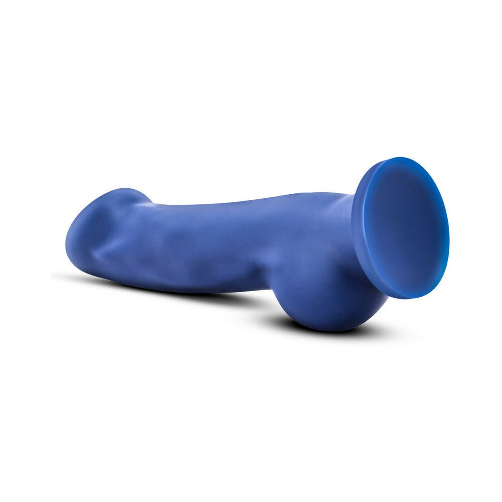 Avant D8 Ergo 7.5 in. Dual Density Silicone Dildo Indigo - Image 4