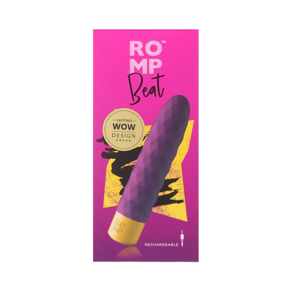 ROMP Beat Rechargeable Silicone Bullet Vibrator Light Purple - Image 8