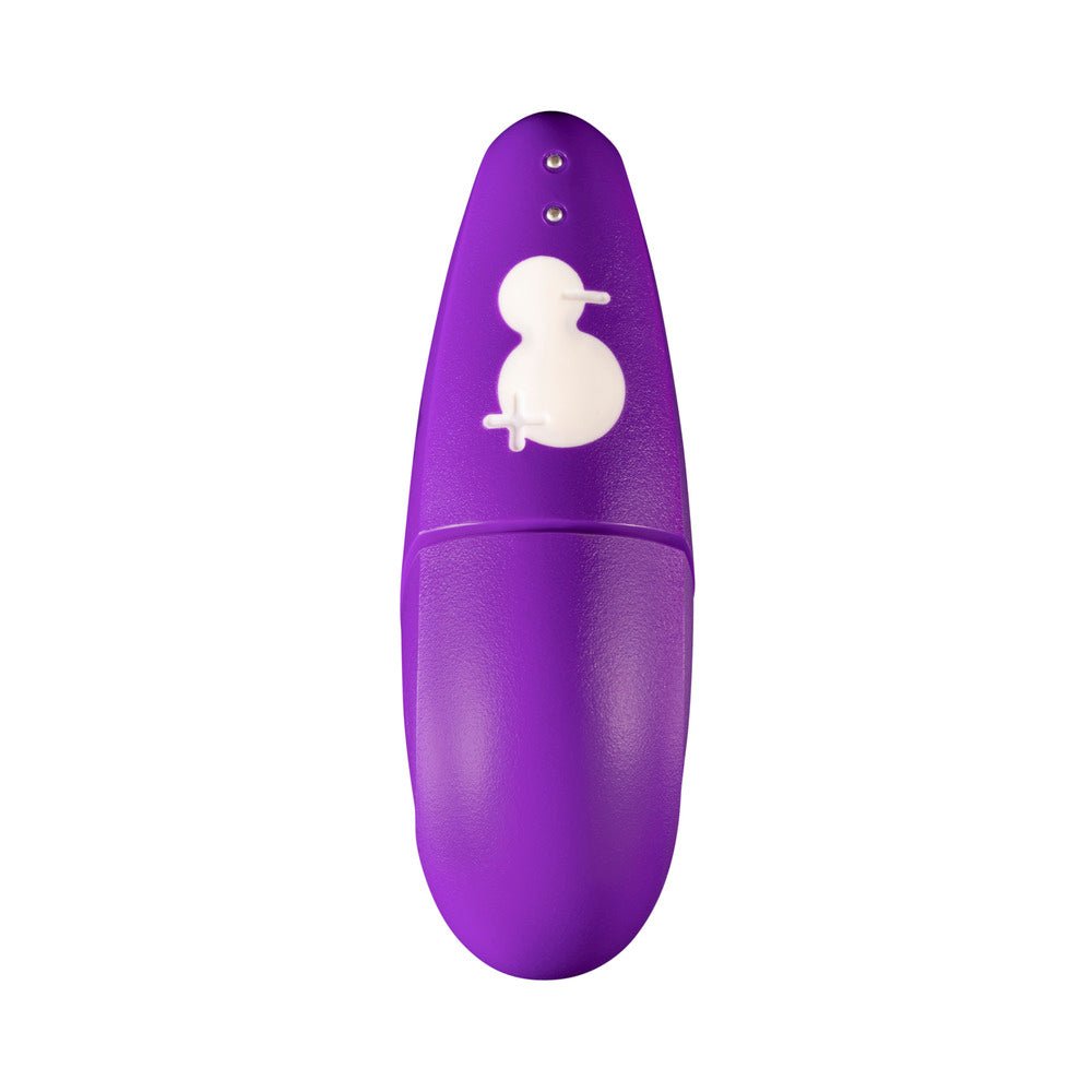 ROMP Free Rechargeable Silicone Pleasure Air Clitoral Vibrator Purple - Image 3