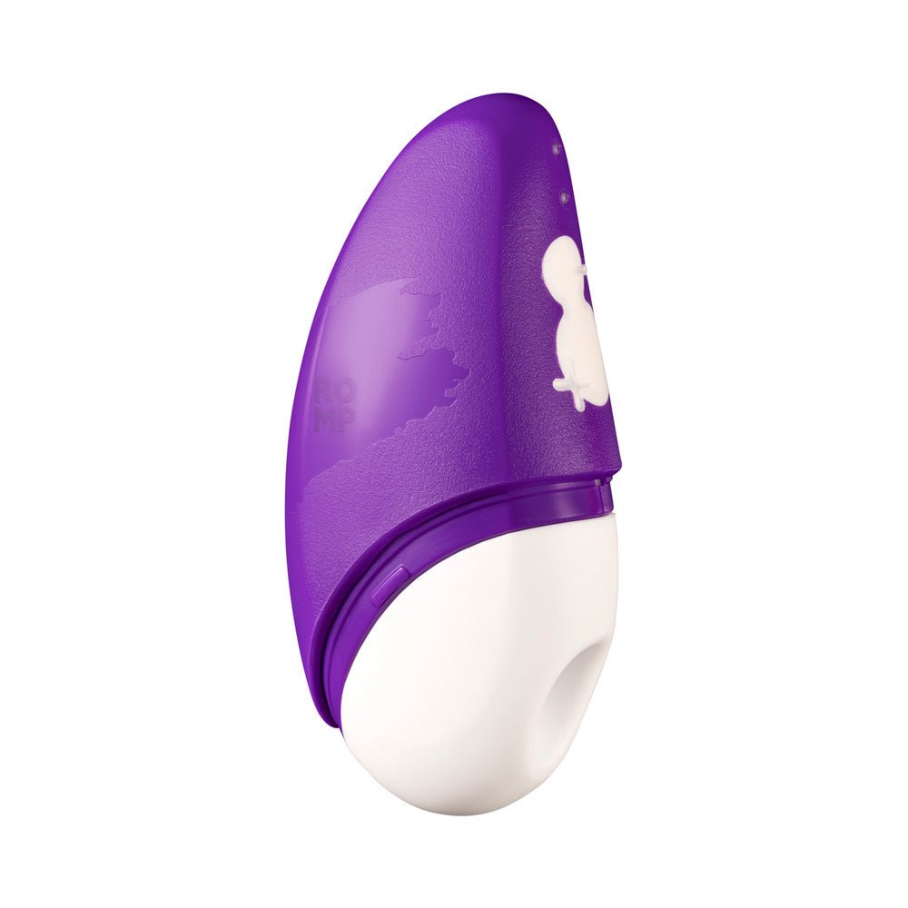 ROMP Free Rechargeable Silicone Pleasure Air Clitoral Vibrator Purple - Image 9