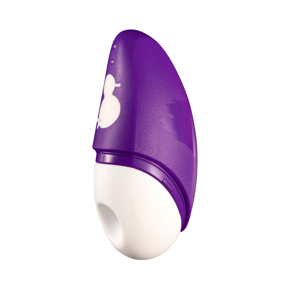 ROMP Free Rechargeable Silicone Pleasure Air Clitoral Vibrator Purple - Image 10