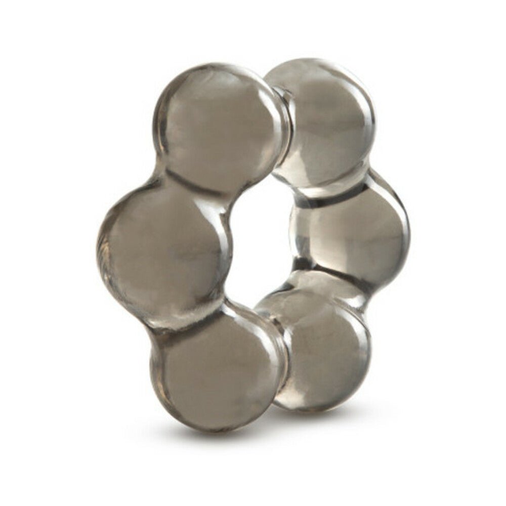 Stay Hard Thick Bead Cockring Black - Image 3