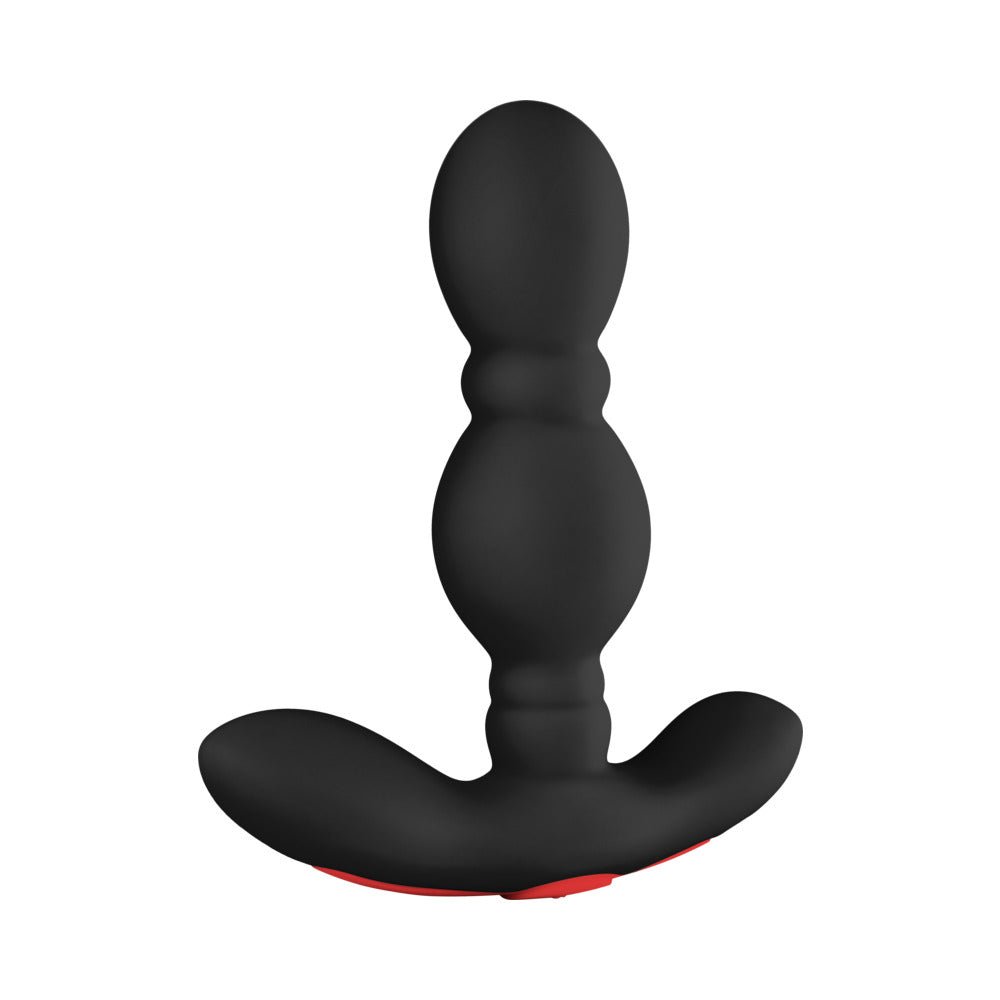 Forto Vibrating Anal Plug Rechargeable Silicone Black - Image 4