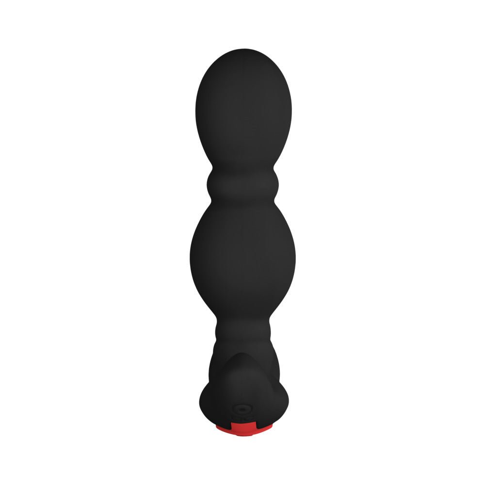 Forto Vibrating Anal Plug Rechargeable Silicone Black - Image 5
