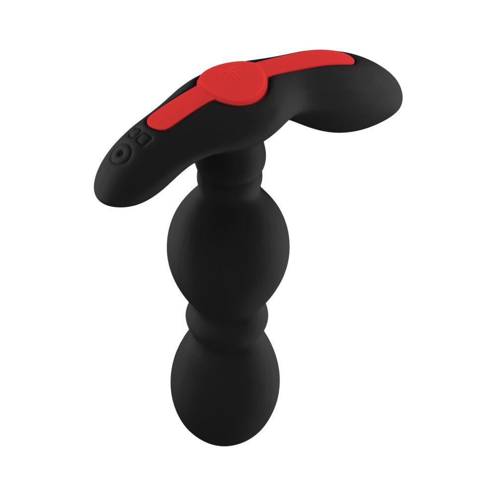 Forto Vibrating Anal Plug Rechargeable Silicone Black - Image 6