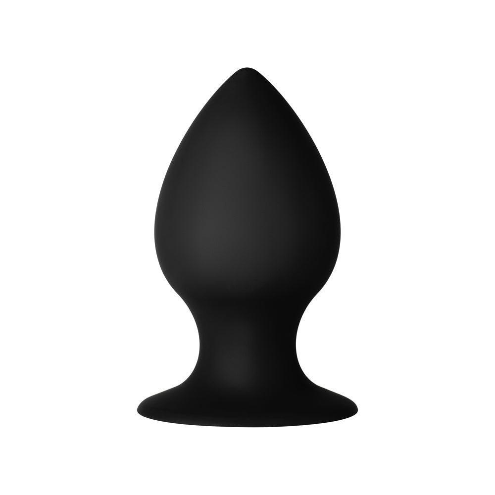 Forto F-98 Cone Silicone Anal Plug Medium Black - Image 2