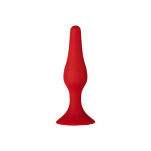 Alternative view of Forto F-11 Lungo Silicone Anal Plug Small Red