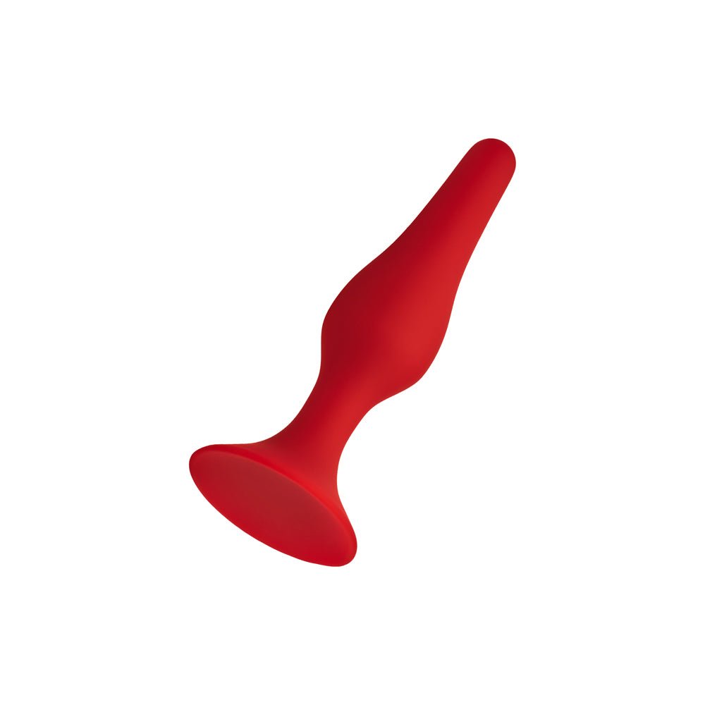 Forto F-11 Lungo Silicone Anal Plug Small Red - Image 3