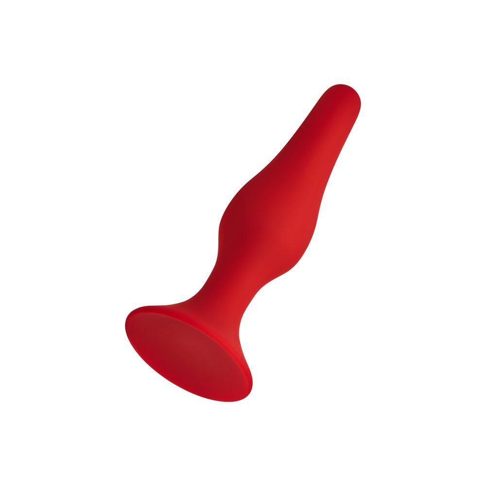 Forto F-11 Lungo Silicone Anal Plug Medium Red - Image 3