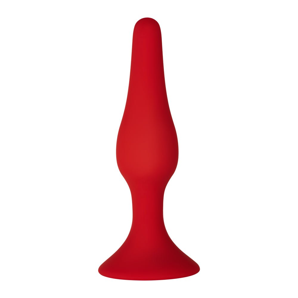 Forto F-11 Lungo Silicone Anal Plug Large Red - Image 2