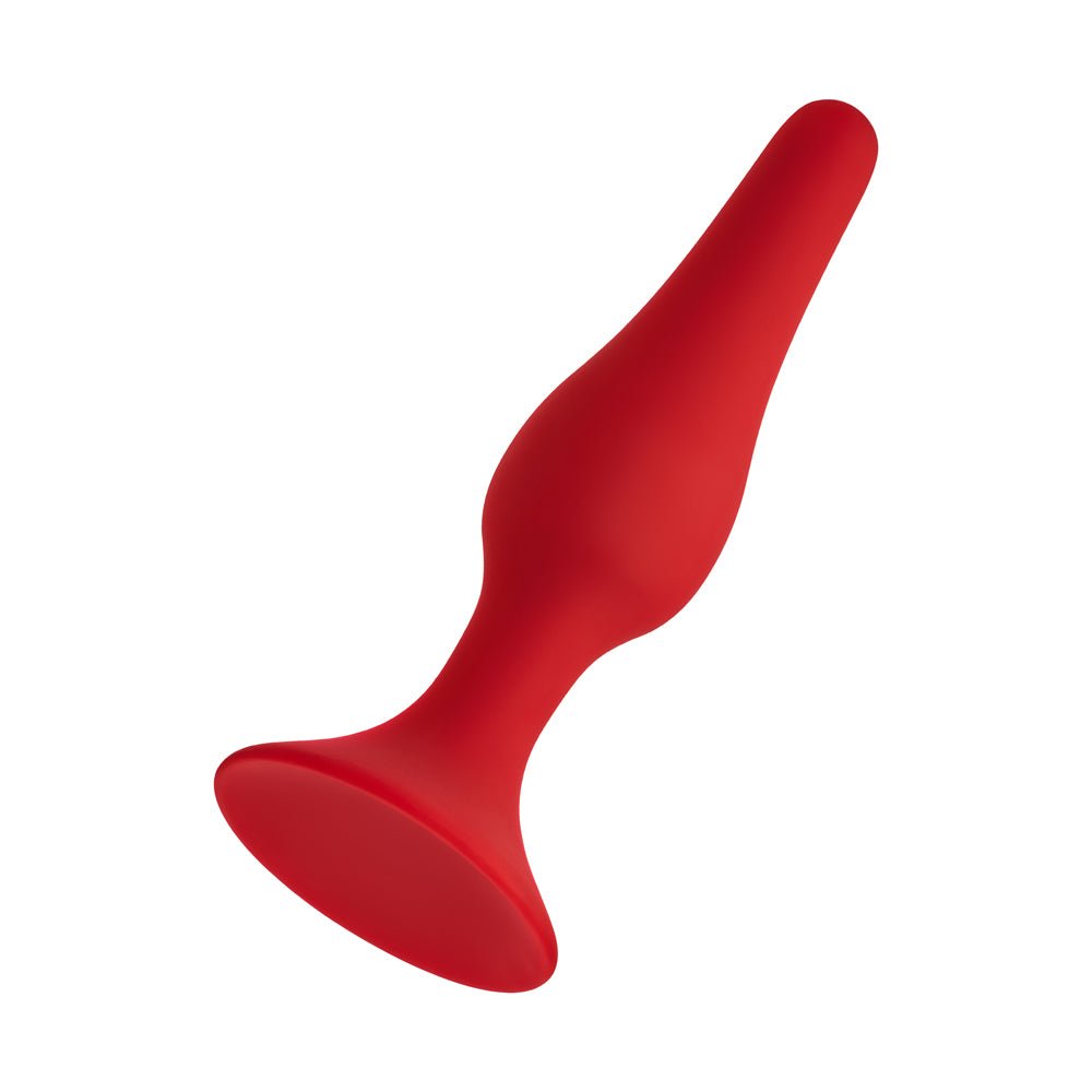 Forto F-11 Lungo Silicone Anal Plug Large Red - Image 3