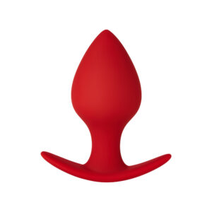 Alternative view of Forto F-60 Spade Silicone Anal Plug Small Red