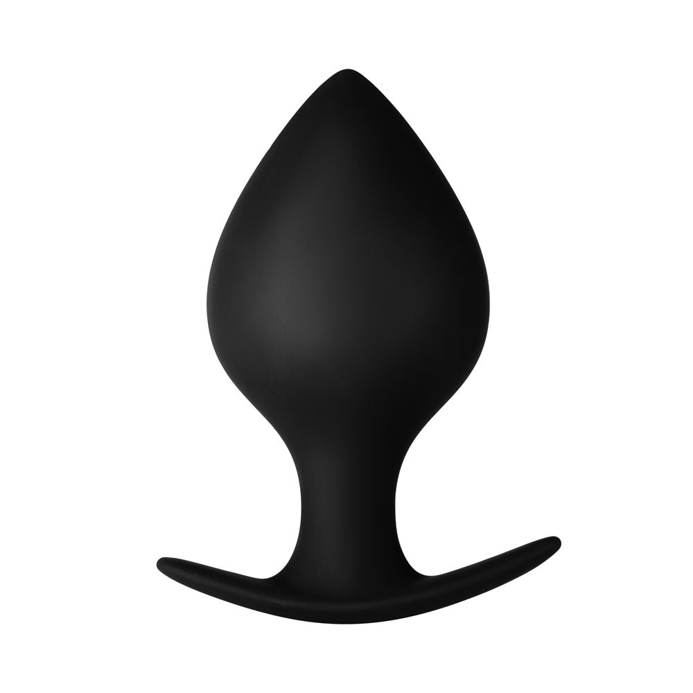 Forto F-63 Rattler Spade Silicone Anal Plug Medium Black - Image 2