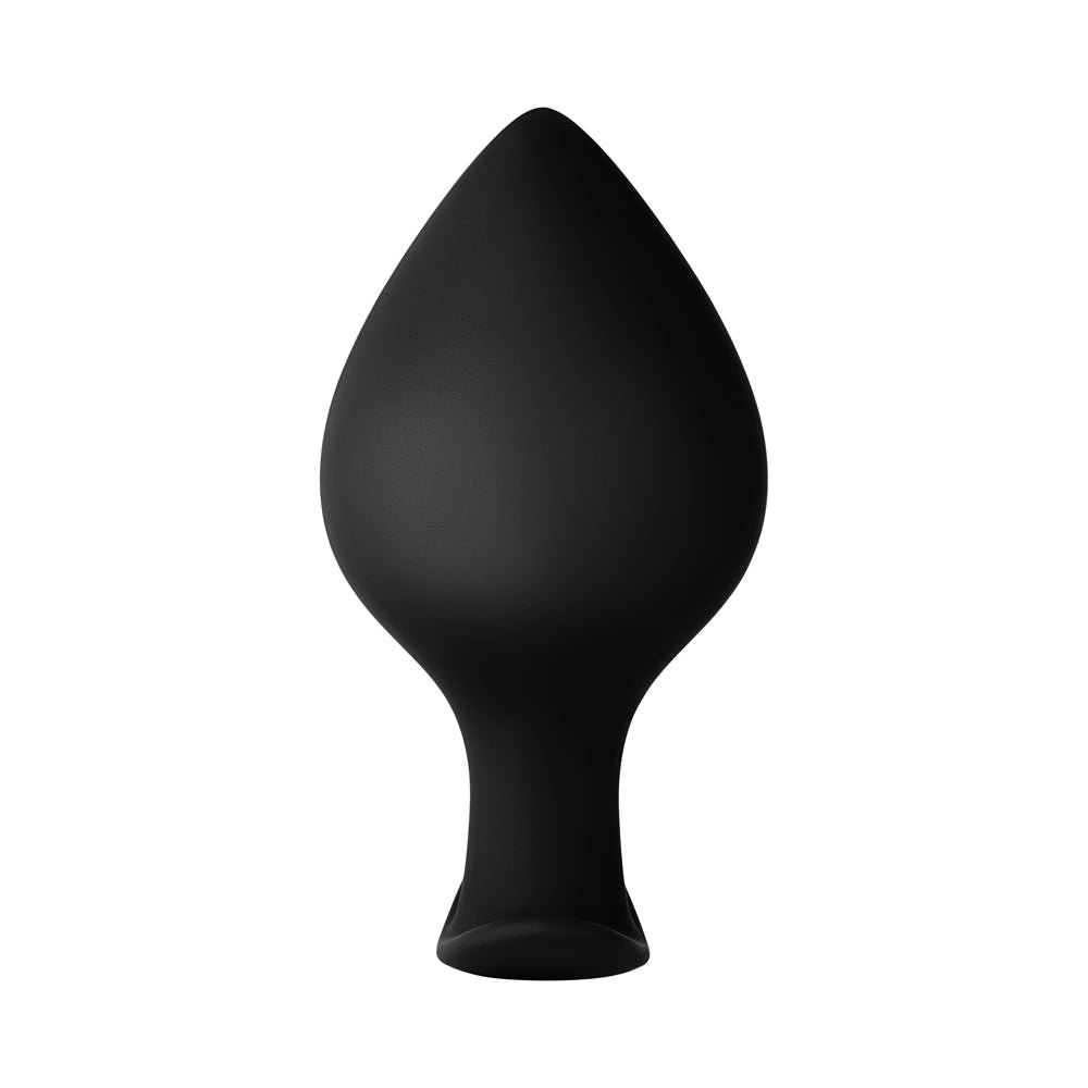 Forto F-63 Rattler Spade Silicone Anal Plug Medium Black - Image 3