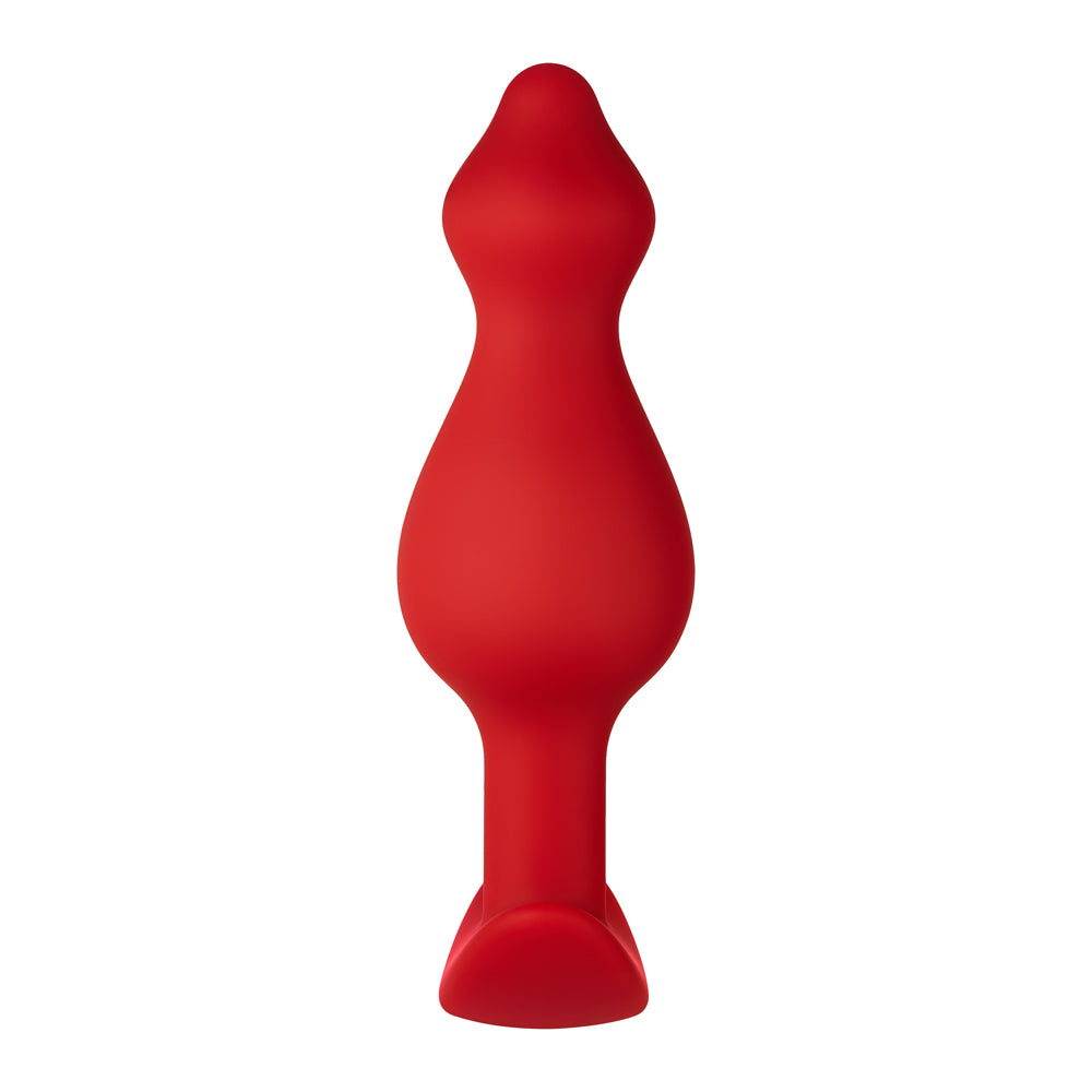 Forto F-78 Pointee Silicone Anal Plug Large Red - Image 3