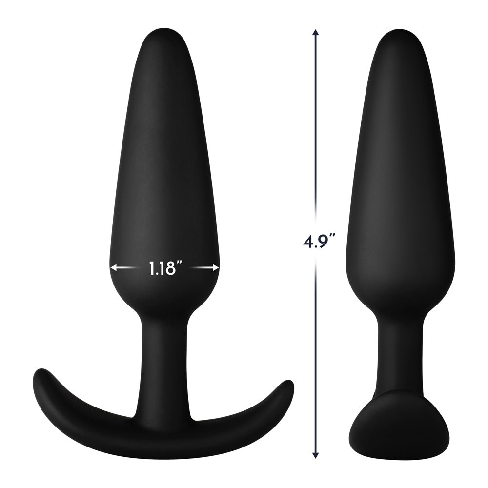Forto F-31 Silicone Anal Plug Large Black - Image 5