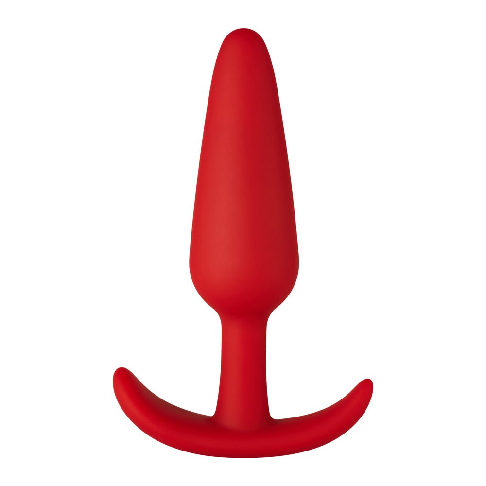 Forto F-31 Silicone Anal Plug Large Red - Image 2