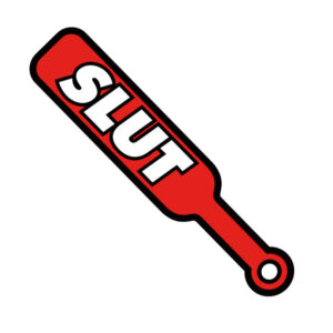 Alternative view of Sex Toy Pin Paddle Slut