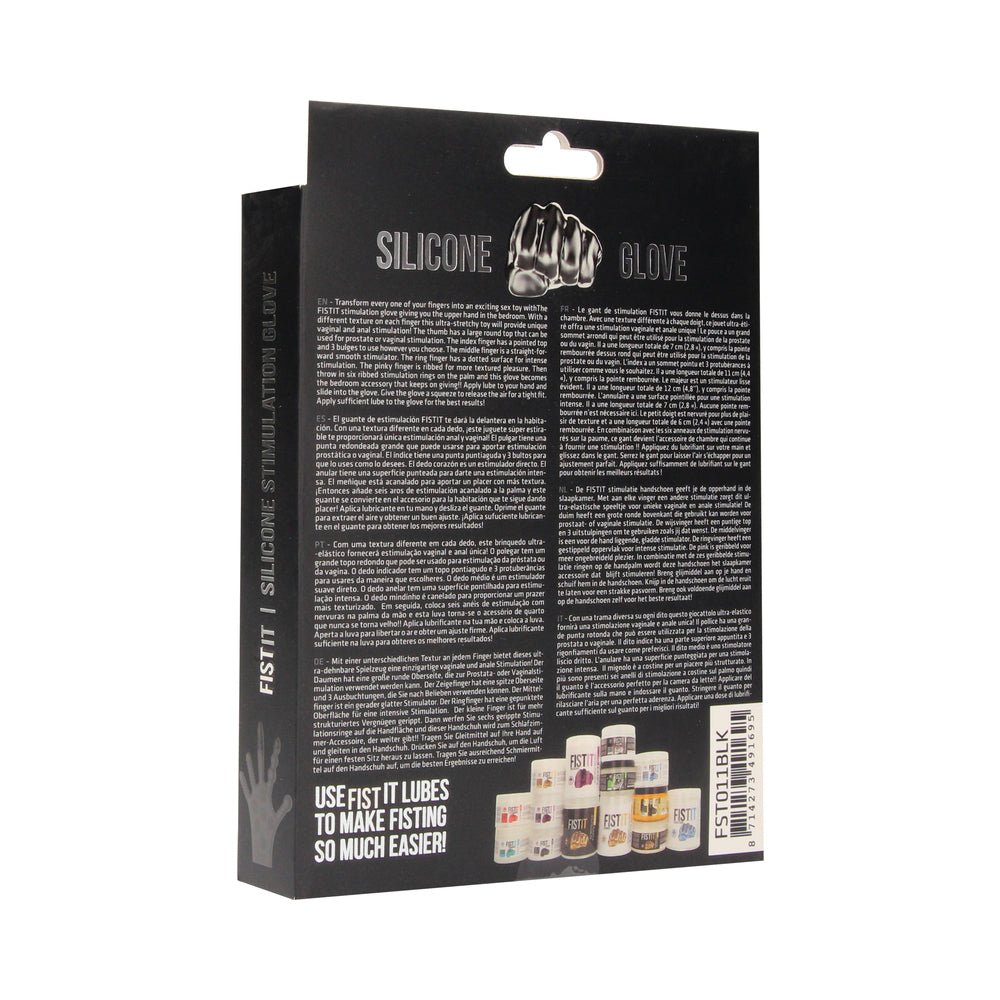 Fist It Silicone Stimulation Glove Black - Image 6