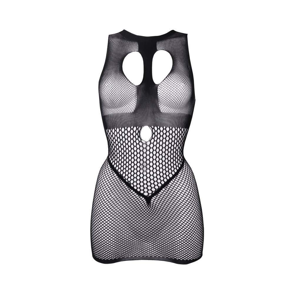 Le Desir Duo Open Cup Mini Dress Black O/S - Image 5