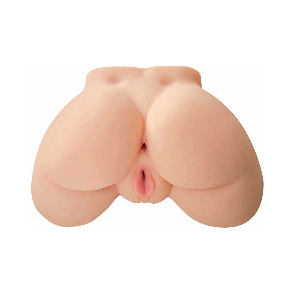 PDX Plus Perfect Ass Dual Entry Masturbator Beige - Image 2