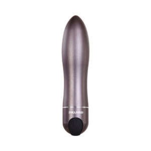Evolved Travel-Gasm Rechargeable Metal Bullet Vibrator With Carrying Case Gunmetal - Image 3