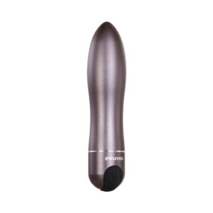 Evolved Travel-Gasm Rechargeable Metal Bullet Vibrator With Carrying Case Gunmetal - Image 4