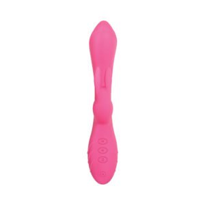 Evolved Bunny Kisses Rechargeable Silicone Rabbit Vibrator Pink - Image 5