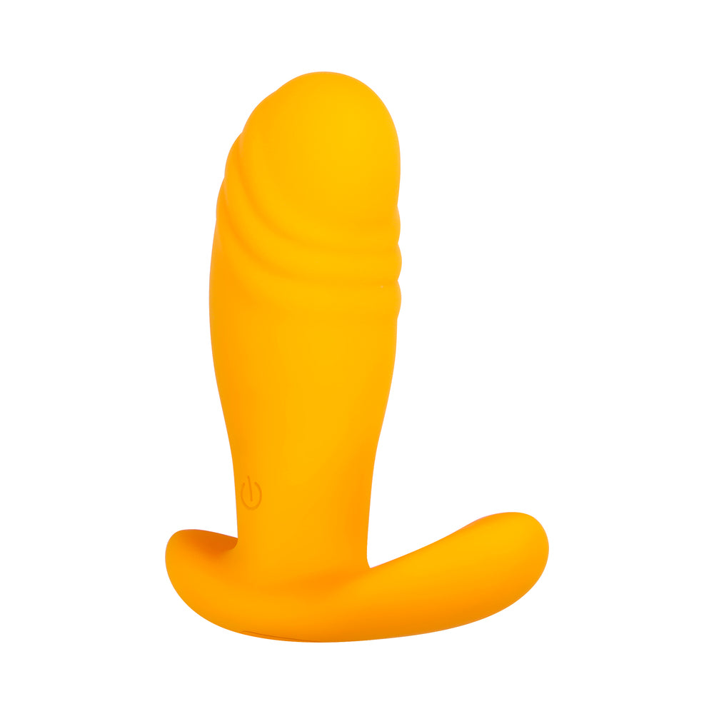 Evolved Creamsicle Rechargeable Remote-Controlled Silicone G-Spot and Prostate Massager Orange - Image 4