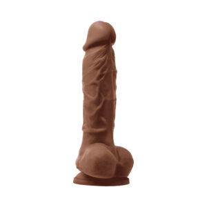 Alternative view of Colours Pleasures 5 in. Vibrating Dildo Brown
