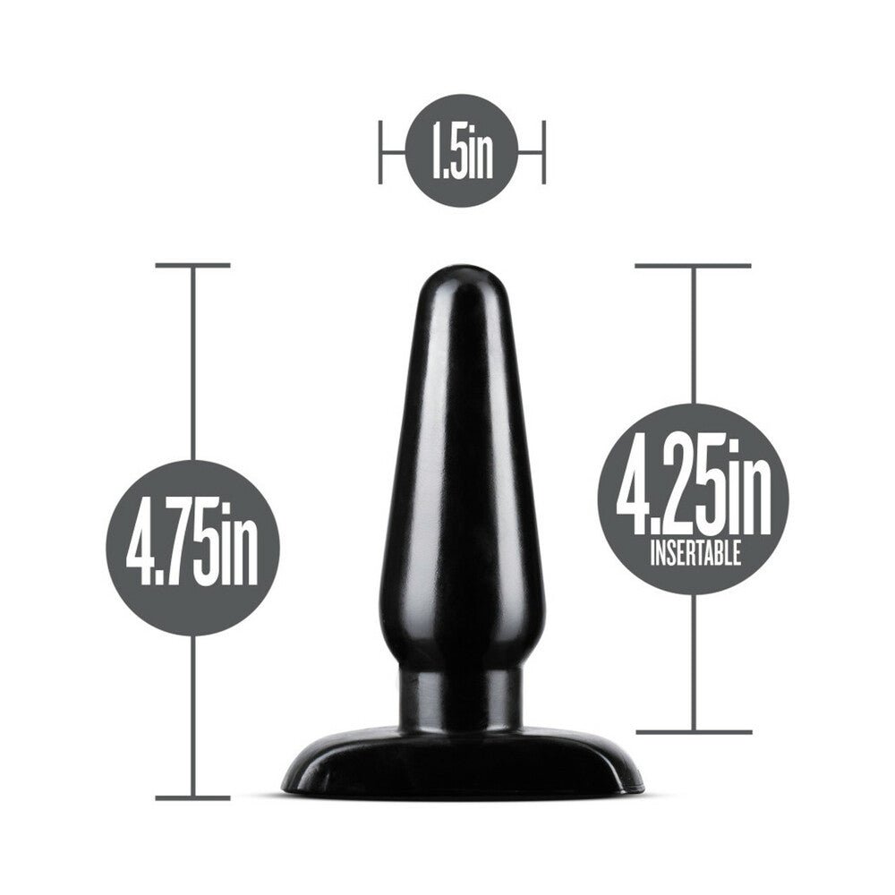 Anal Adventures Basic Anal Plug Medium Black - Image 5