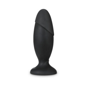 Anal Adventures Platinum Silicone Rocket Plug Black - Image 2
