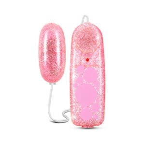 Alternative view of B Yours Glitter Power Bullet Remote-Controlled Egg Vibrator Pink