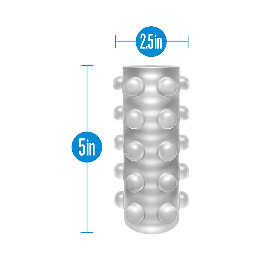 M for Men Soft + Wet Reversible Orb Glow in the Dark Self-Lubricating Stroker Frosted - Image 7