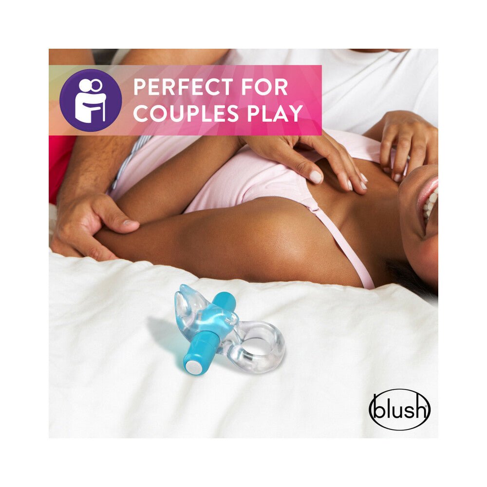 Play with Me Bull Vibrating C-Ring Blue - Image 7