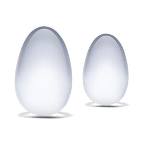 Alternative view of Glas 2-Piece Glass Yoni Egg Set