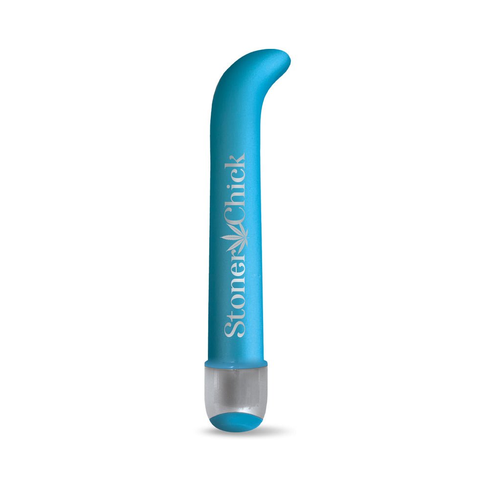 Prints Charming Buzzed 7" G-Spot Vibe - Stoner Chick - Blue - Image 2