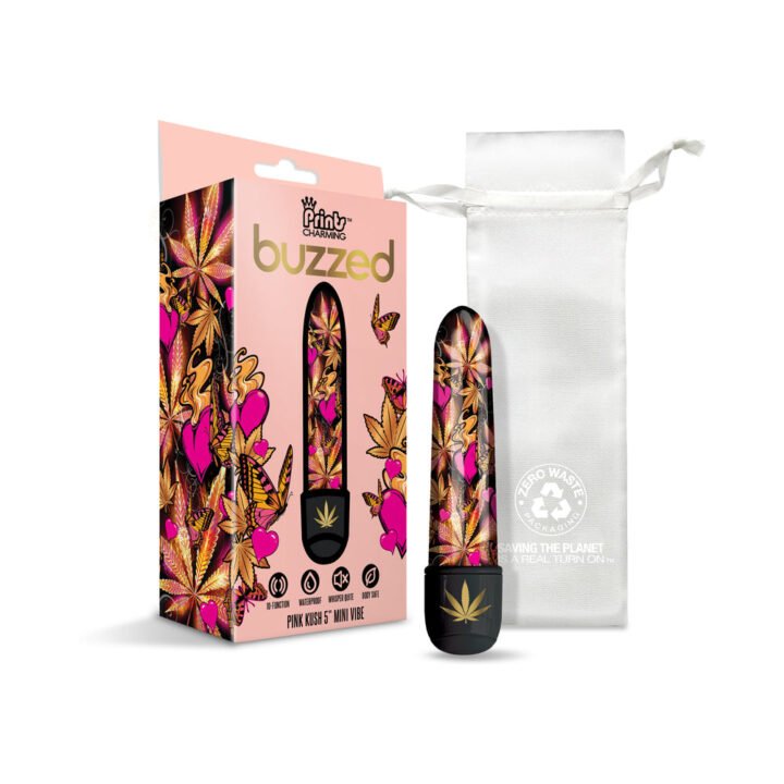 Prints Charming Buzzed 5" Mini Vibe - Pink Kush