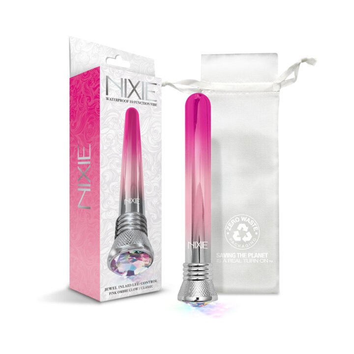 Nixie 10-Function Waterproof Classic Vibe - Pink Ombre Glow