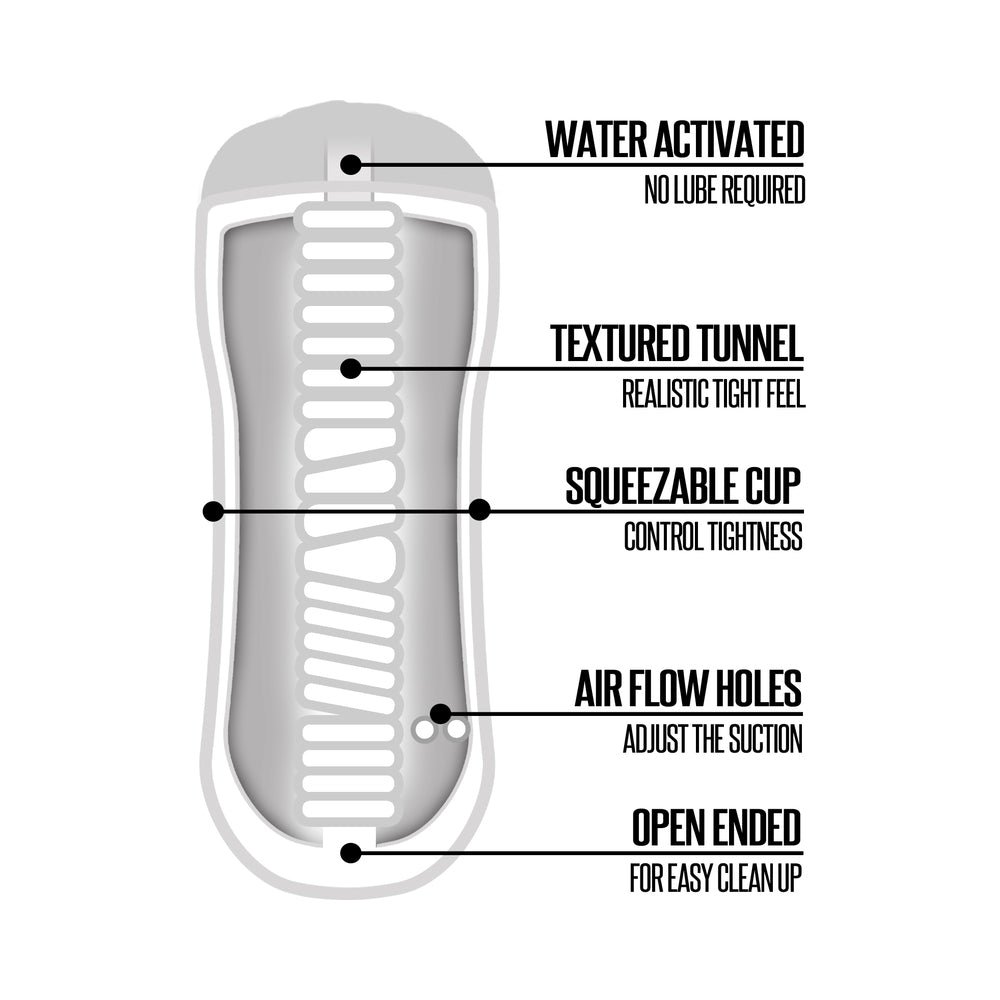 Happy Ending Self-Lubricating Shower Stroker - Mouth - Image 4