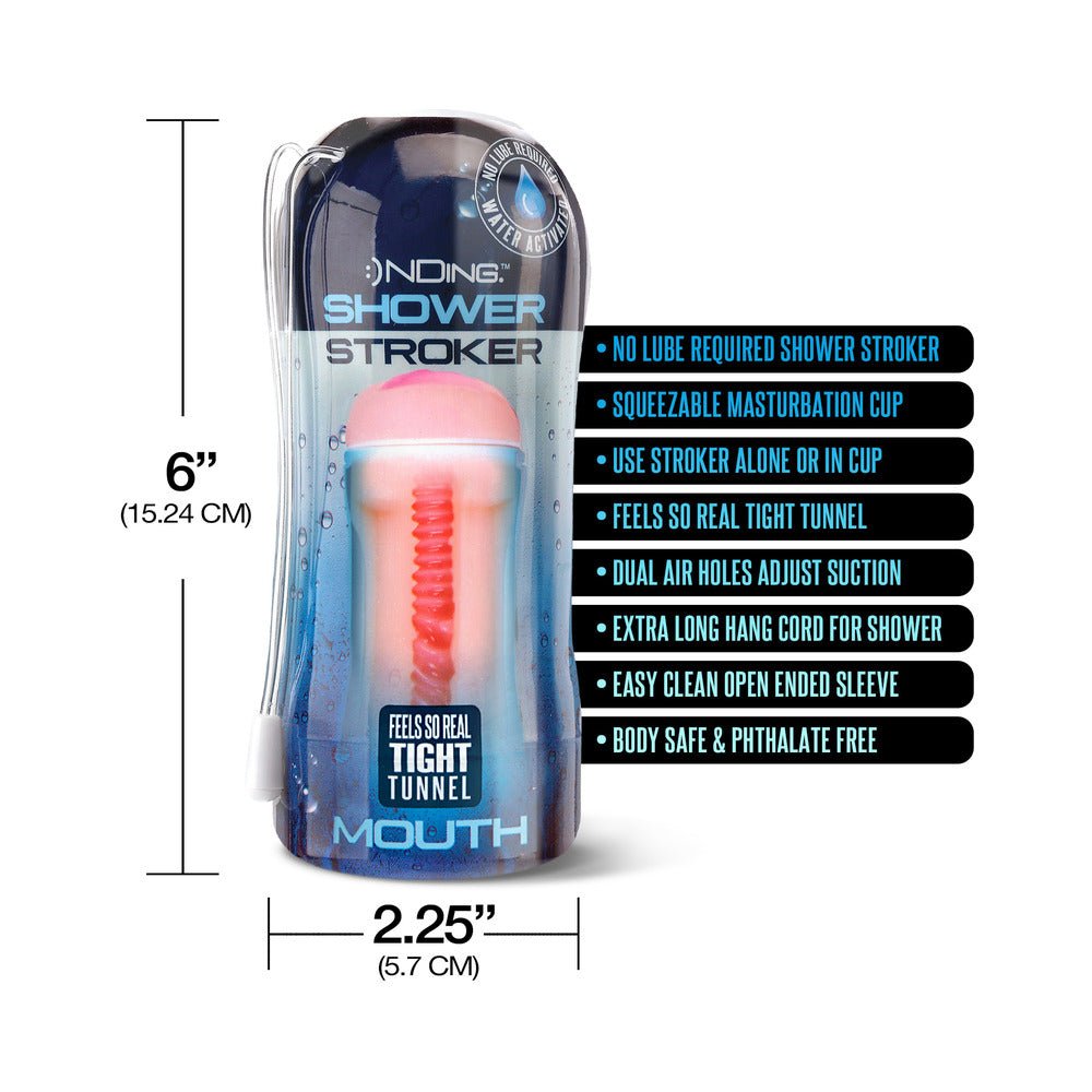 Happy Ending Self-Lubricating Shower Stroker - Mouth - Image 5