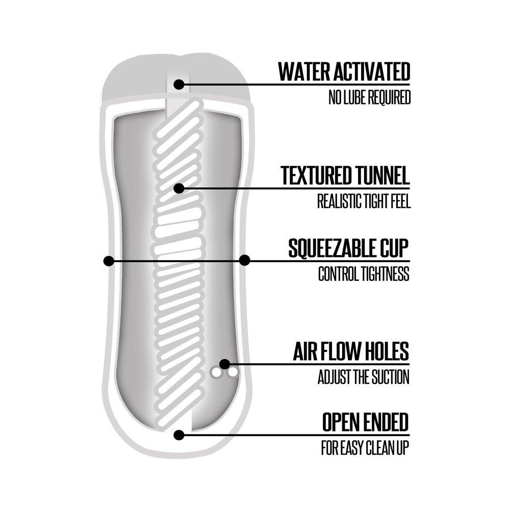 Happy Ending Self-Lubricating Shower Stroker - Ass - Image 3