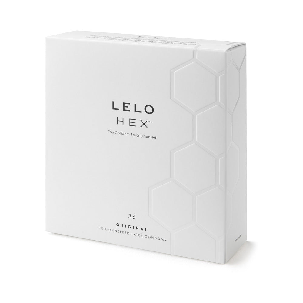 LELO HEX Original Lubricated Latex Condoms 36-Pack - Image 2